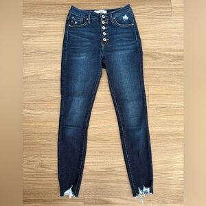 KanCan High Rise Button Fly Jeans